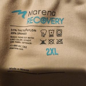 Marena recovery stage 1 compression garment Sz 2XL Beige post lipo